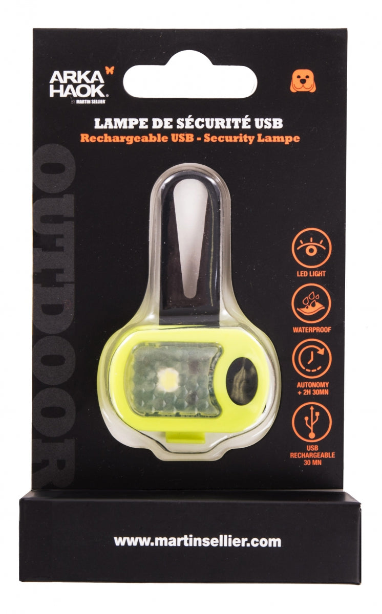 Lampe de sécurité silicone USB